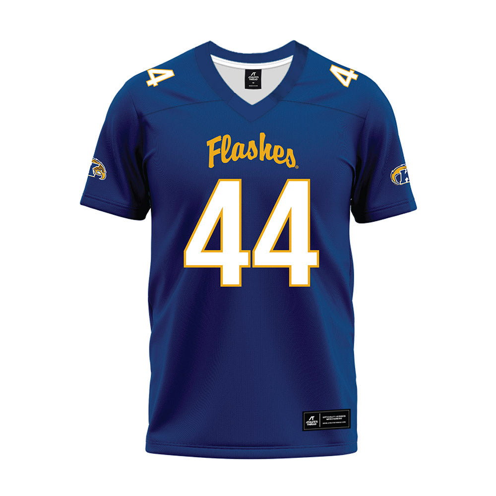 Kent State - NCAA Football : Antonio Bottiggi - Navy Premium Football Jersey-0