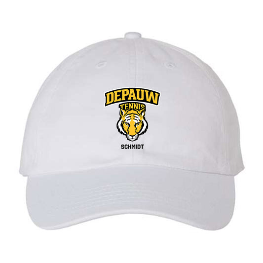 DePauw - NCAA Men's Tennis : Jasper Schmidt - Dad Hat-0