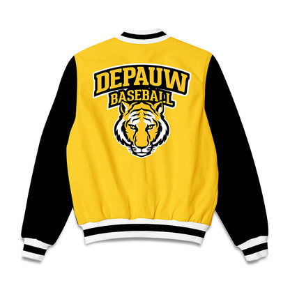 DePauw - NCAA Baseball : Owen Vander Velde - Bomber Jacket-1