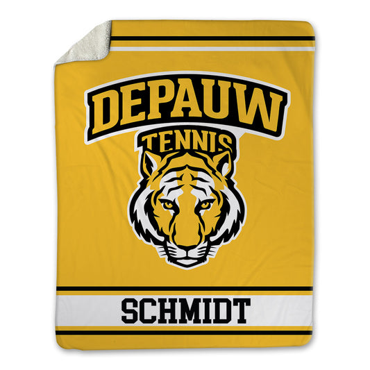 DePauw - NCAA Men's Tennis : Jasper Schmidt - Blanket-0