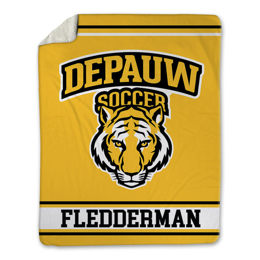DePauw - NCAA Women's Soccer : Adalynn Fledderman - Blanket-0
