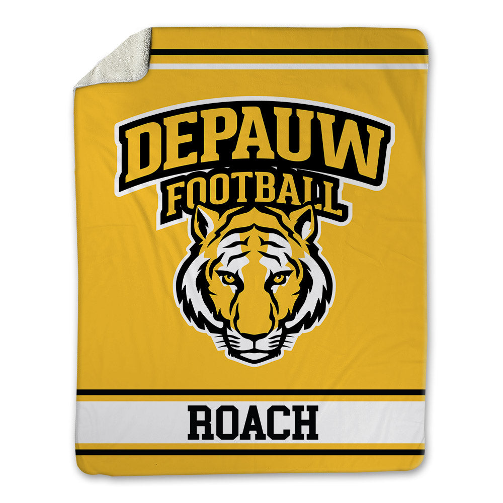 DePauw - NCAA Football : Jack Roach - Blanket-0