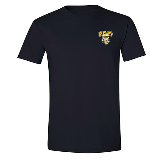 DePauw - NCAA Men's Swimming & Diving : Garrett Kline - Classic Shersey Soft Style T-Shirt-0