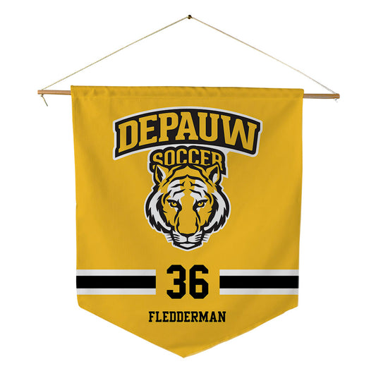 DePauw - NCAA Women's Soccer : Adalynn Fledderman - Pennant - 18" x 21"-0