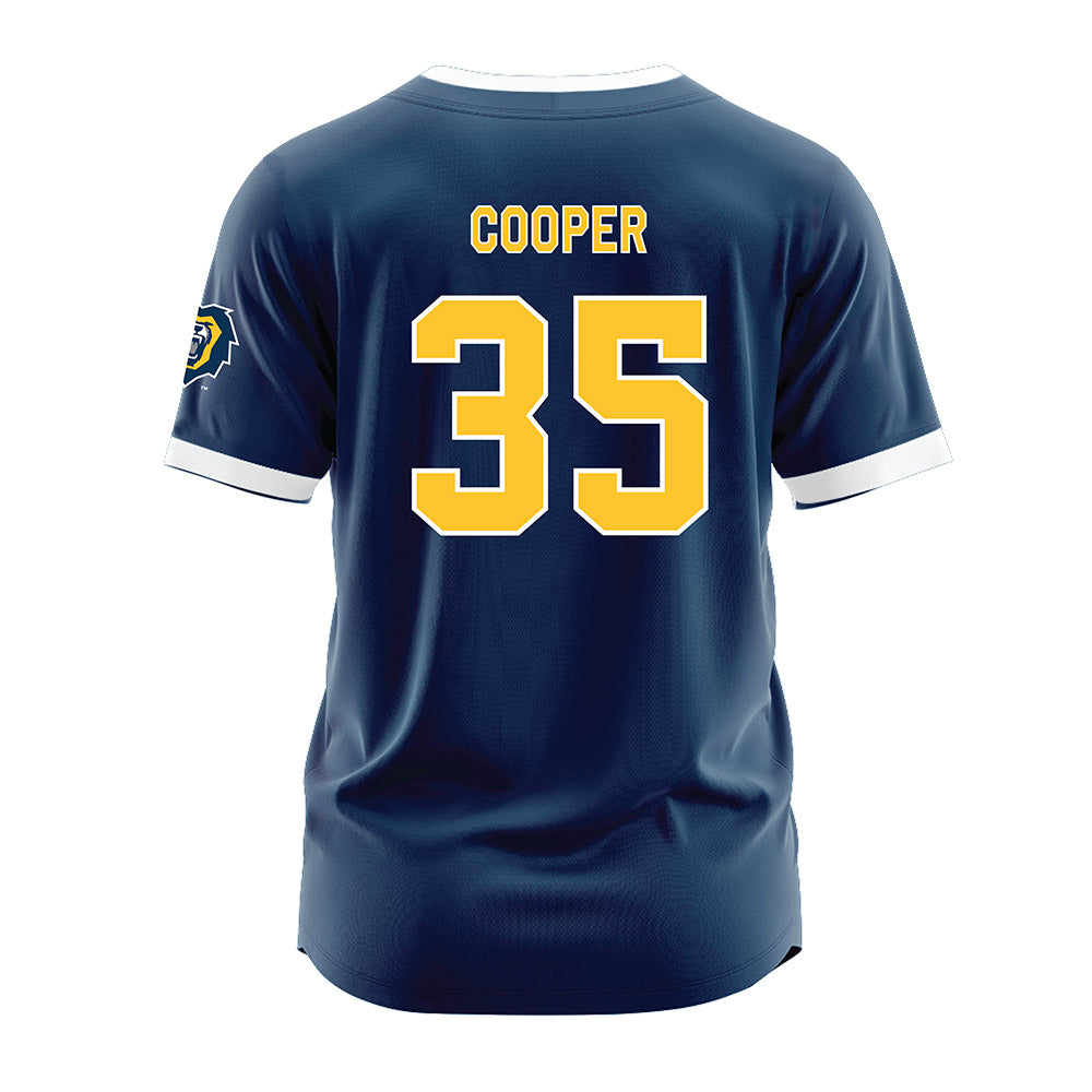 Vanguard - NCAA Softball : Carson Cooper - Navy Jersey-1