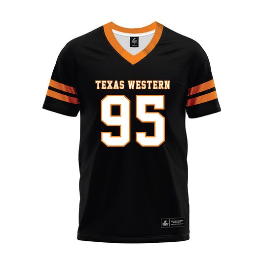 UTEP - NCAA Football : DAdrian Tinney-Anderson - Black Premium Football Jersey-0