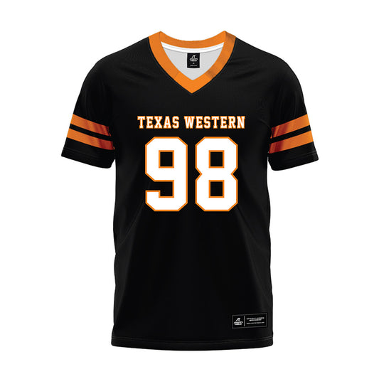 UTEP - NCAA Football : Preston Hickey - Black Premium Football Jersey-0