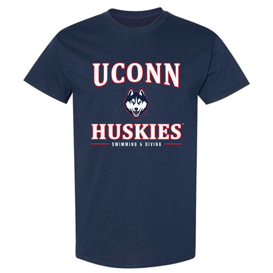 UConn - Womens Swimming & Diving Legends : Lydia Gonzales - T-Shirt-0
