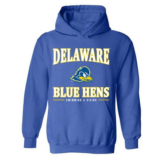 Delaware - NCAA Men's Swimming & Diving : Mason Kramer - Hooded Sweatshirt-0