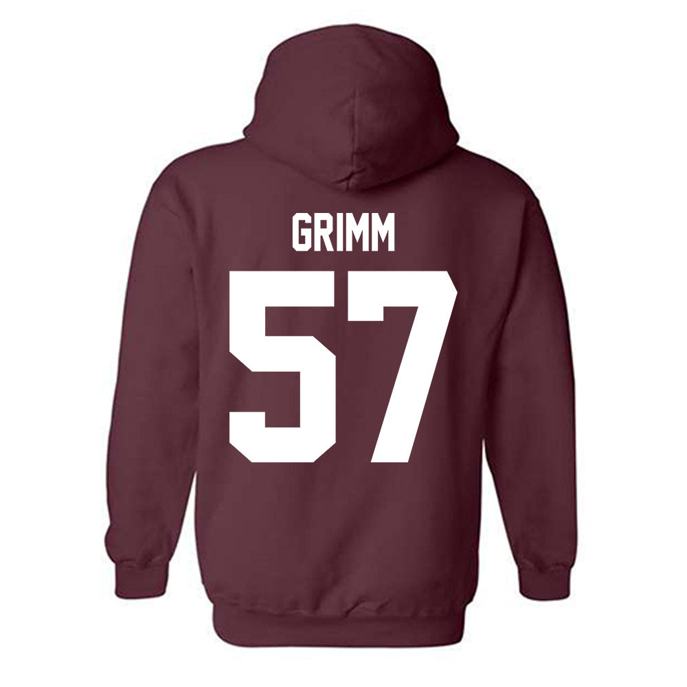 Texas A&M - NCAA Football : Jonas Grimm - Classic Shersey Hooded Sweatshirt-1