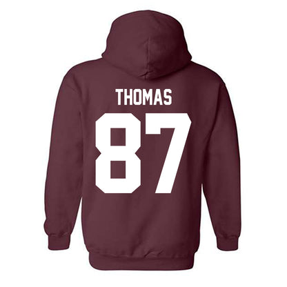 Texas A&M - NCAA Football : Houston Thomas - Classic Shersey Hooded Sweatshirt-1
