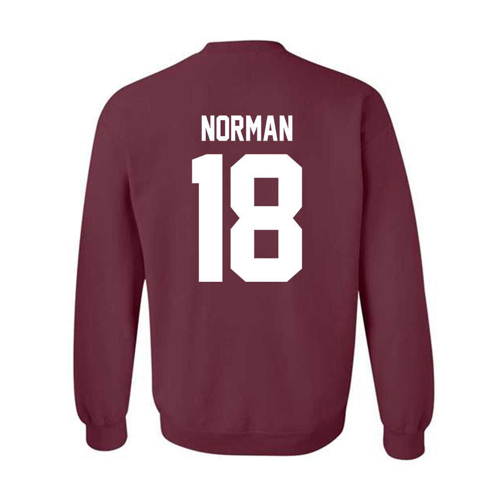 Texas A&M - NCAA Football : TK Norman - Classic Shersey Crewneck Sweatshirt-1