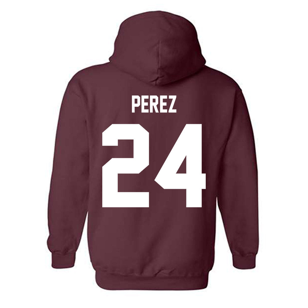 Texas A&M - NCAA Softball : Mya Perez - Classic Shersey Hooded Sweatshirt-1