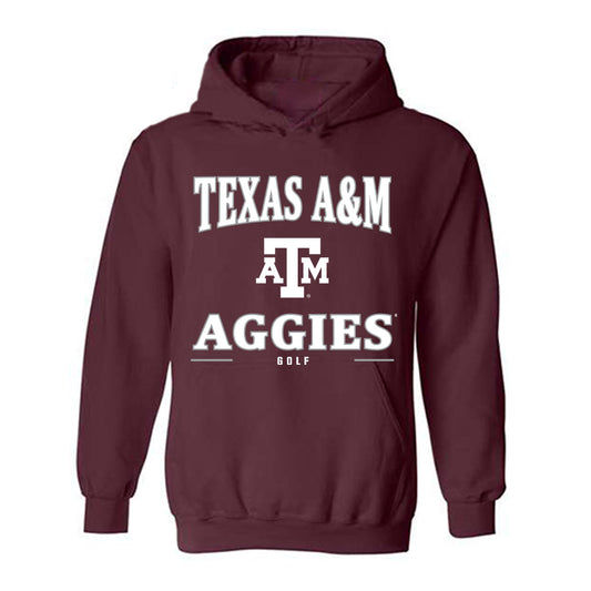 Texas A&M - NCAA Women's Golf : Cayetana Fernandez - Classic Shersey Hooded Sweatshirt-0