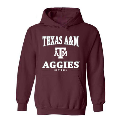 Texas A&M - NCAA Softball : Scout Lovell - Classic Shersey Hooded Sweatshirt-0