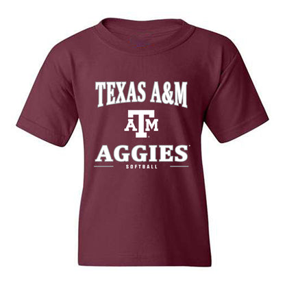 Texas A&M - NCAA Softball : DeeDee Baldwin - Classic Shersey Youth T-Shirt-0