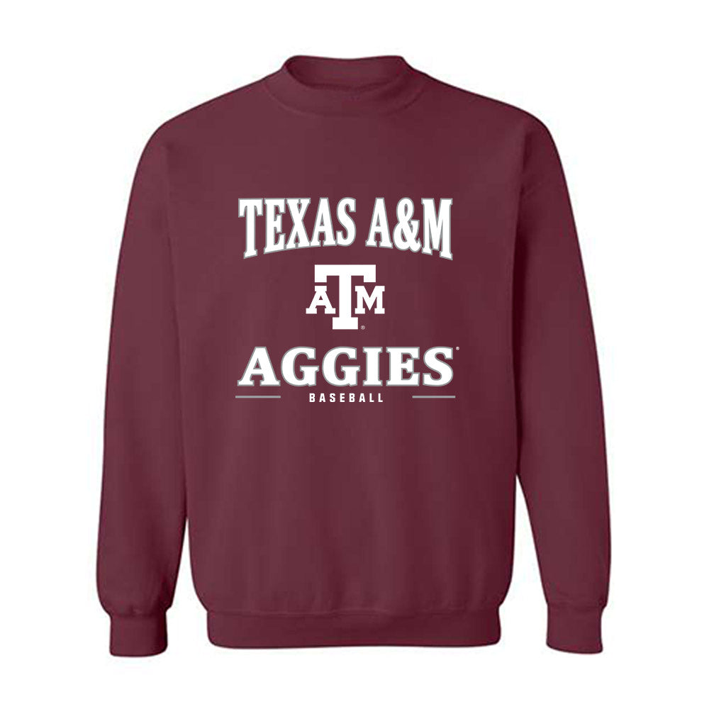 Texas A&M - NCAA Baseball : Trent Vilade - Classic Shersey Crewneck Sweatshirt-0