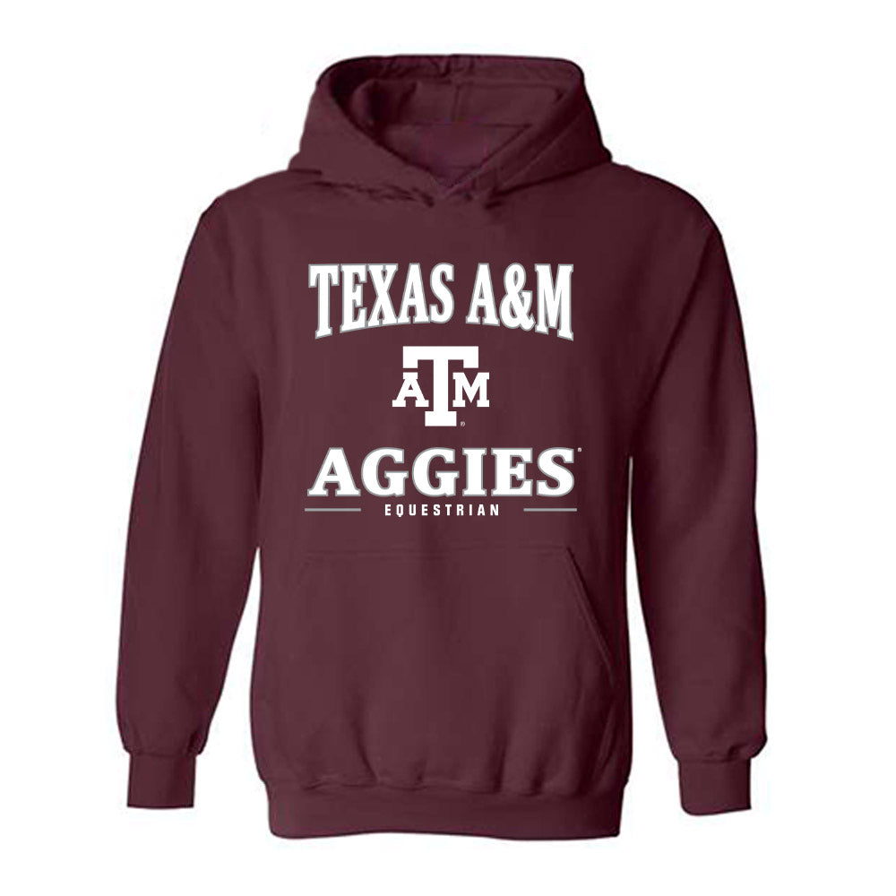 Texas A&M - NCAA Equestrian : Dylanne Rodriguez - Classic Shersey Hooded Sweatshirt-0