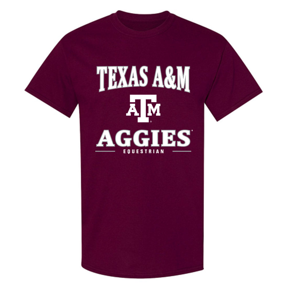 Texas A&M - NCAA Equestrian : Ella McCullough - Classic Shersey T-Shirt-0
