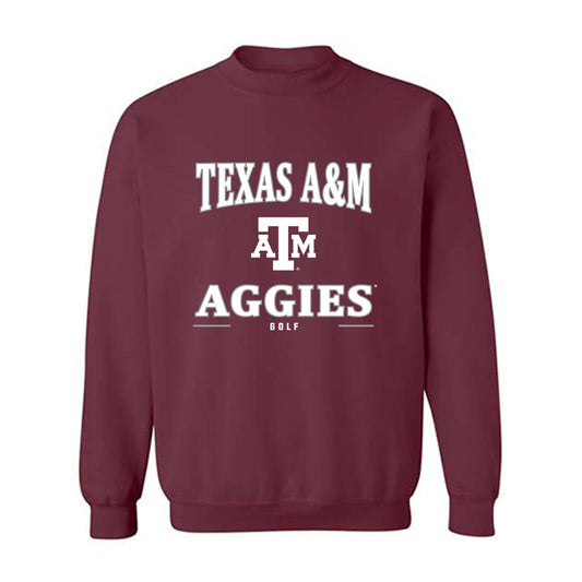 Texas A&M - NCAA Women's Golf : Cayetana Fernandez - Classic Shersey Crewneck Sweatshirt-0
