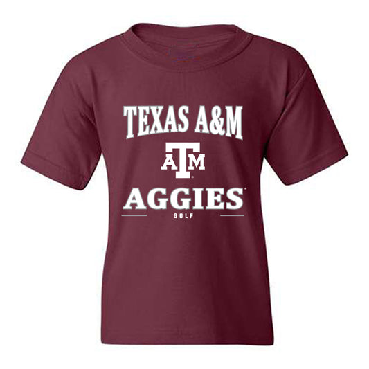 Texas A&M - NCAA Women's Golf : Emerie Schartz - Classic Shersey Youth T-Shirt-0