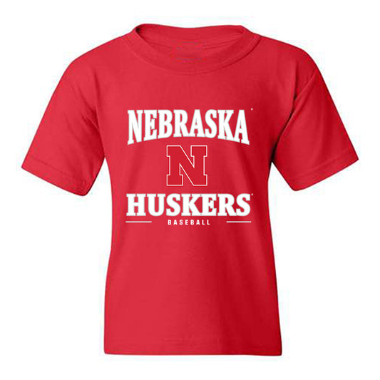 Nebraska - NCAA Baseball : Chase Olson - Classic Shersey Youth T-Shirt-0