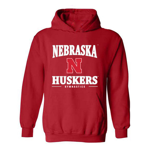 Nebraska - NCAA Men's Gymnastics : Wyatt Reynolds - Classic Shersey Hooded Sweatshirt-0