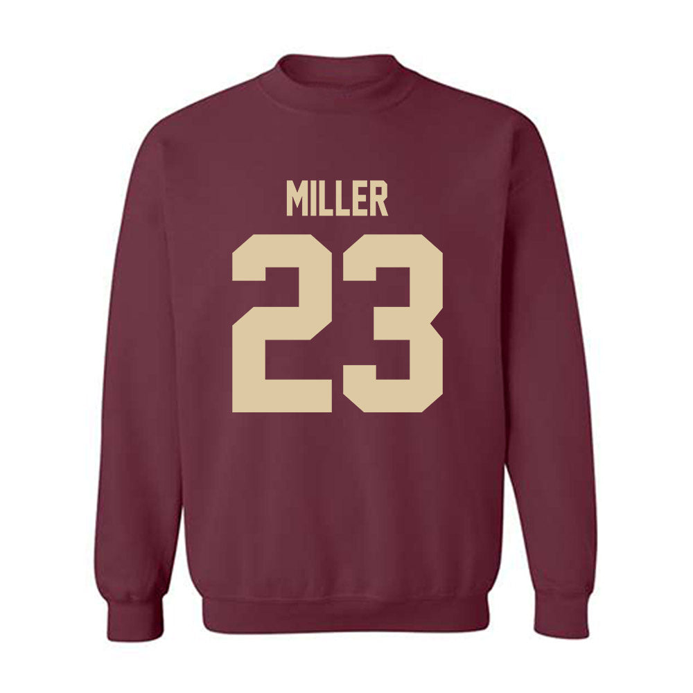 Boston College - NCAA Baseball : Brady Miller - Crewneck Sweatshirt-0