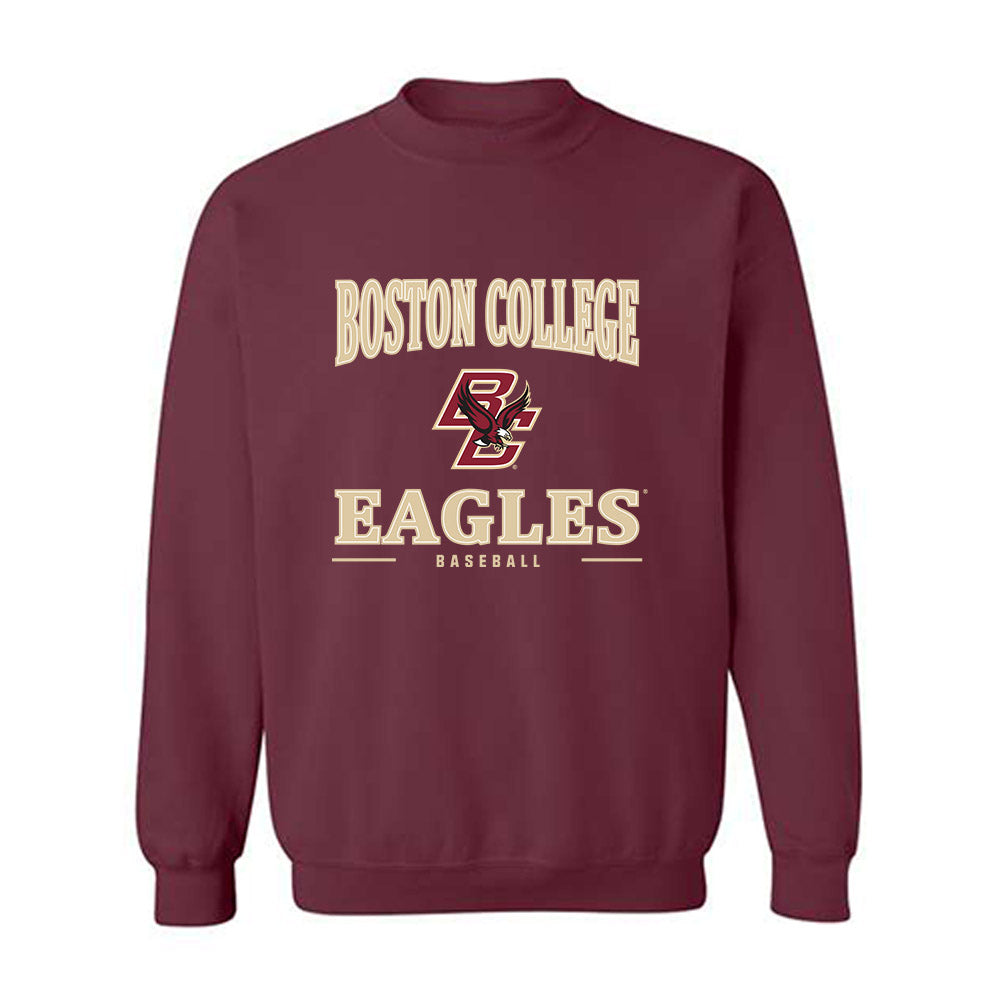 Boston College - NCAA Baseball : Jace Roossien - Classic Shersey Crewneck Sweatshirt-0