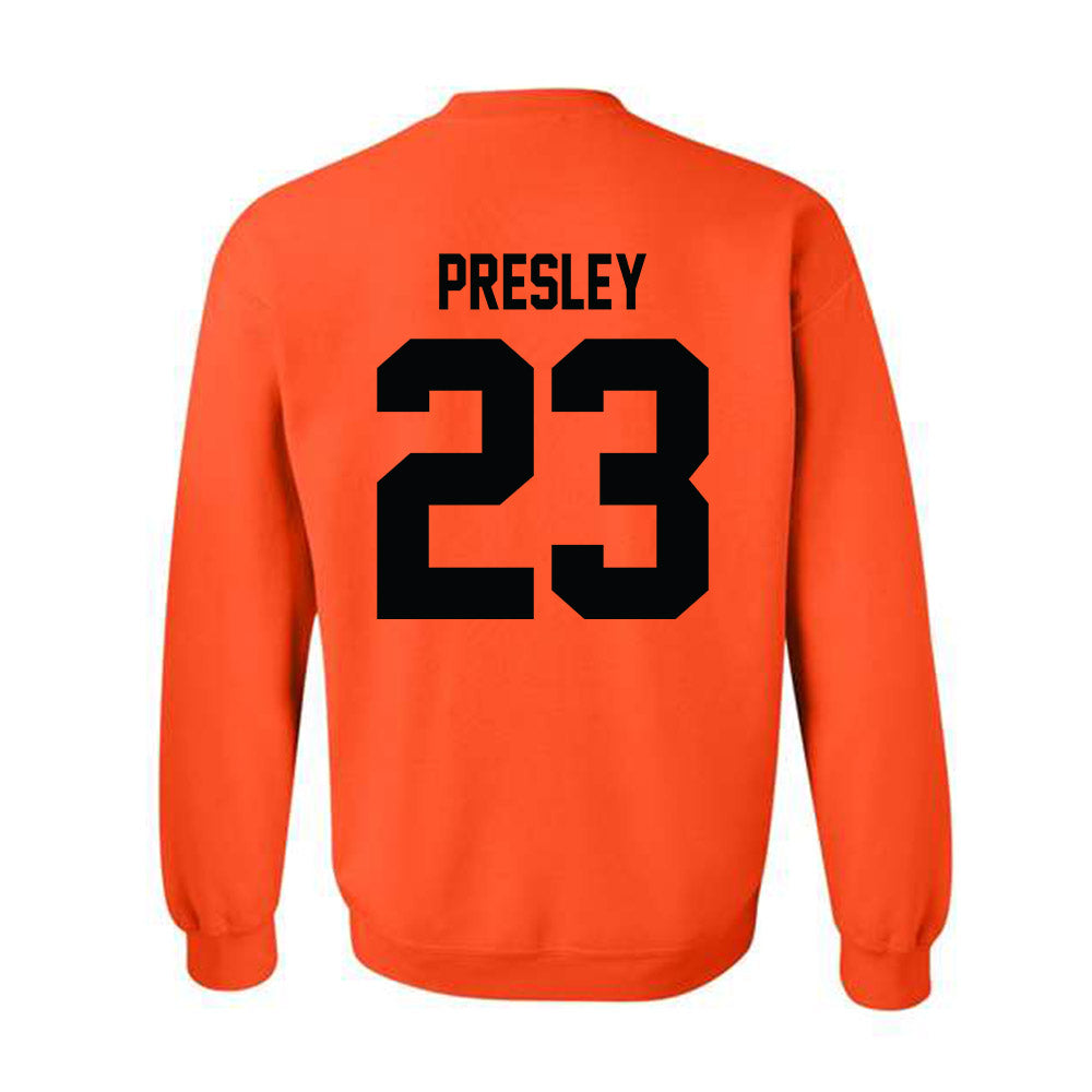 Oklahoma State - NCAA Football : Braeden Presley - Classic Shersey Crewneck Sweatshirt-1