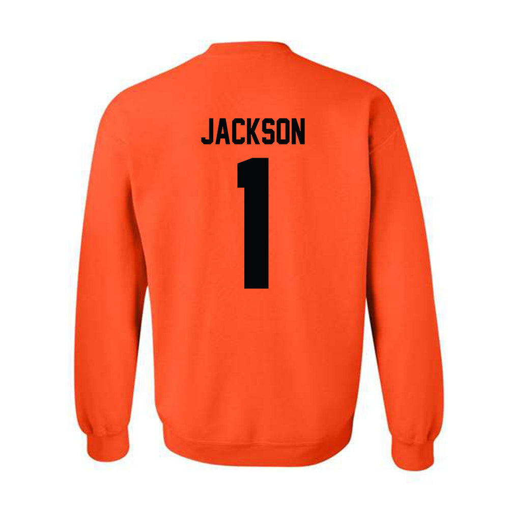 Oklahoma State - NCAA Football : Evan Jackson - Classic Shersey Crewneck Sweatshirt-1