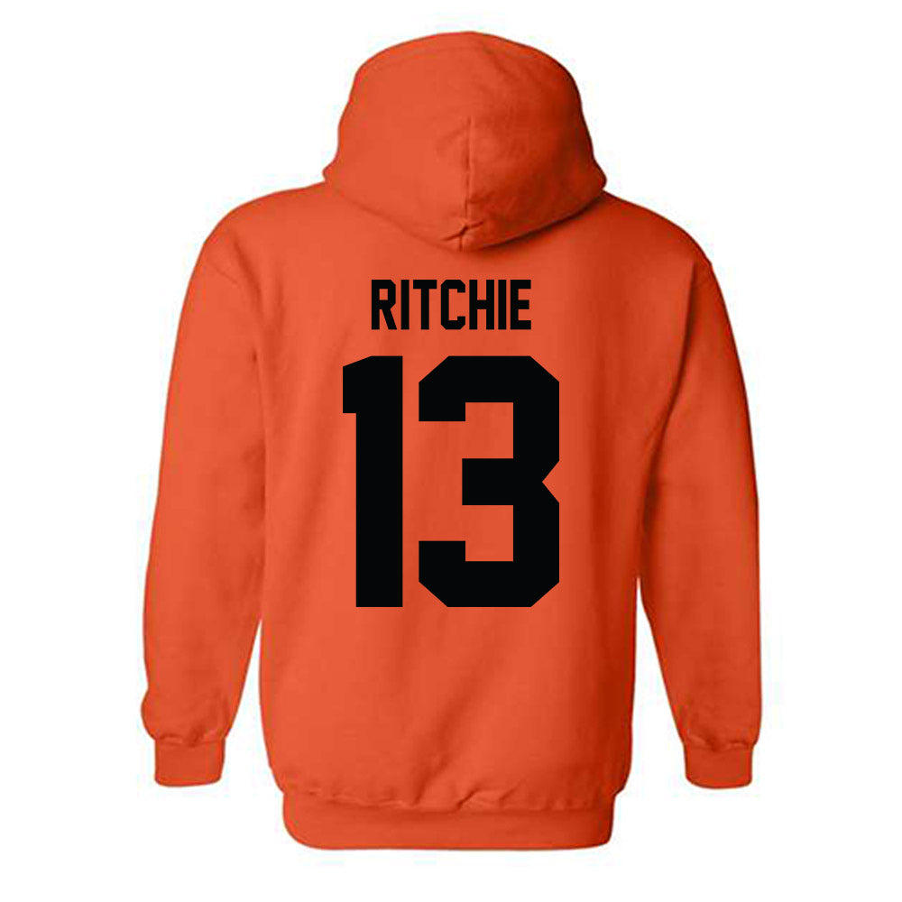 Oklahoma State - NCAA Baseball : Kollin Ritchie - Classic Shersey Hooded Sweatshirt-1