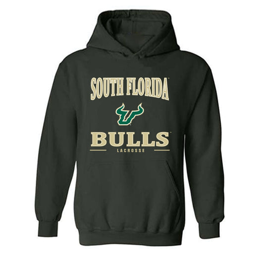 USF - NCAA Women's Lacrosse : Bella Piselli - Classic Shersey Hooded Sweatshirt-0