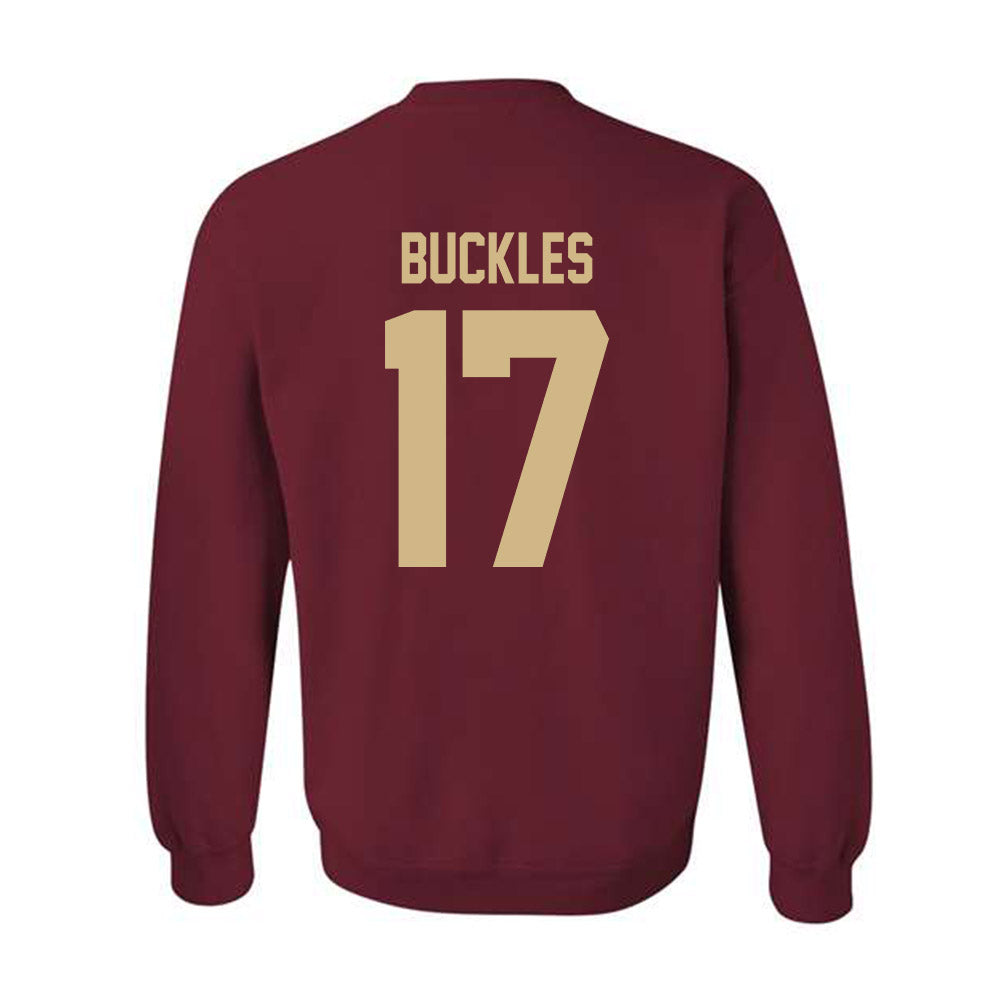 FSU - NCAA Baseball : Charlie Buckles - Classic Shersey Crewneck Sweatshirt-1
