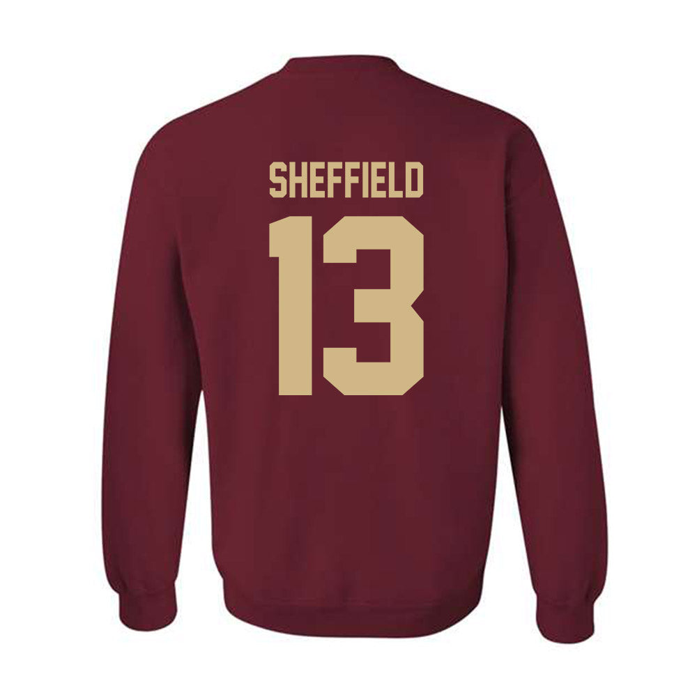 FSU - NCAA Baseball : Noah Sheffield - Classic Shersey Crewneck Sweatshirt-1