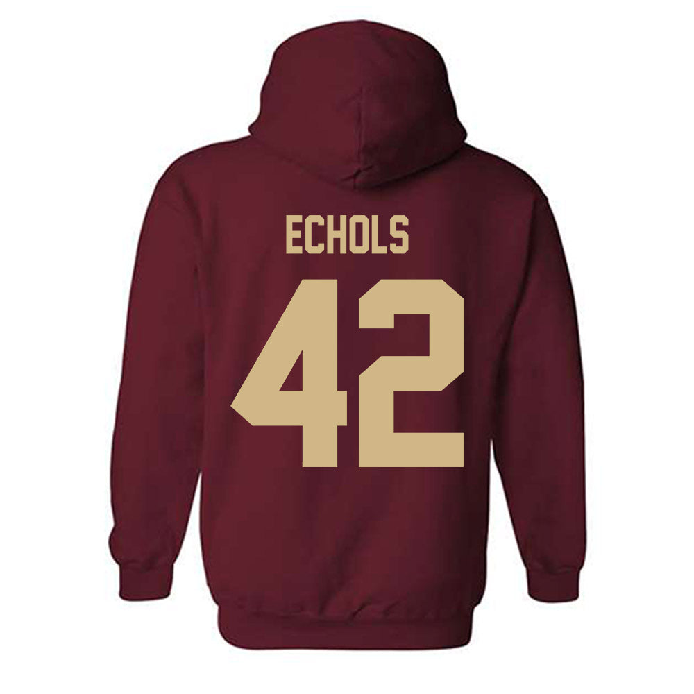 FSU - NCAA Baseball : Jake Echols - Classic Shersey Hooded Sweatshirt-1