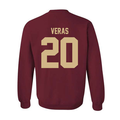 FSU - NCAA Baseball : Genson Veras - Classic Shersey Crewneck Sweatshirt-1
