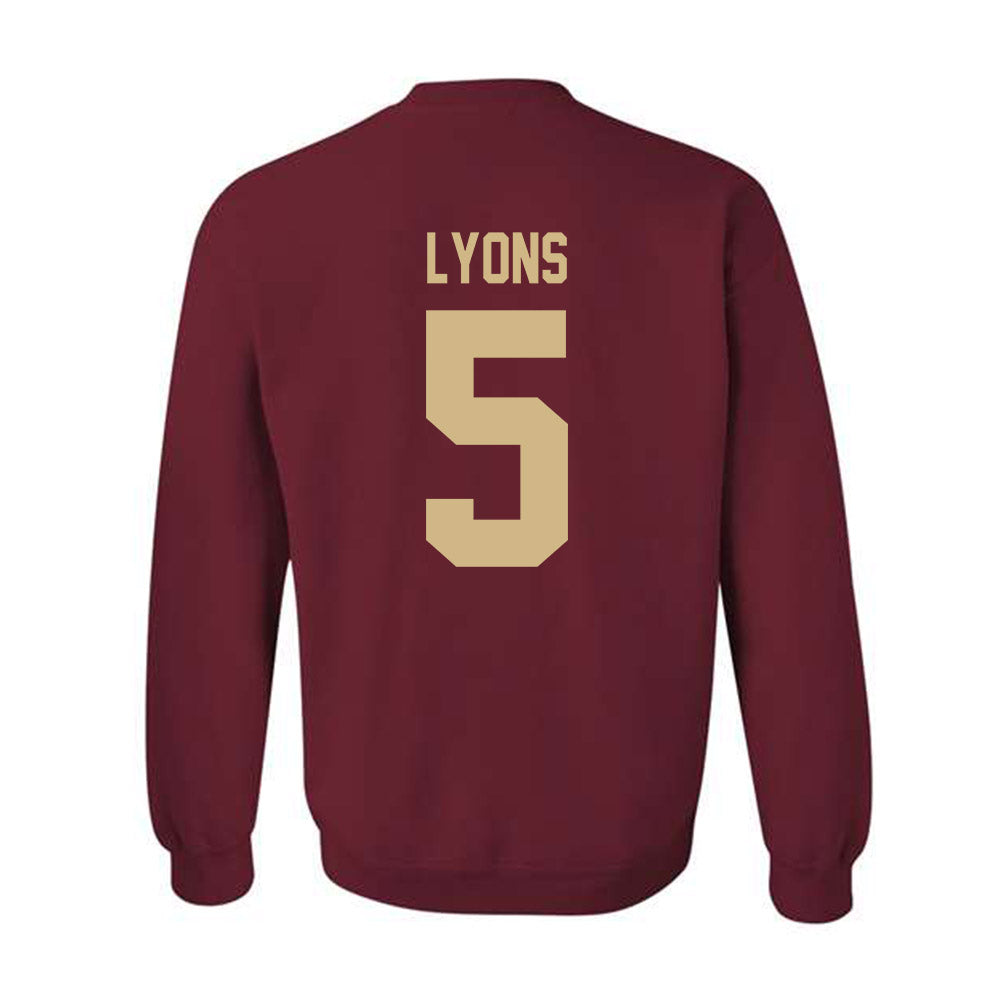 FSU - NCAA Football : Daniel Lyons - Classic Shersey Crewneck Sweatshirt-1