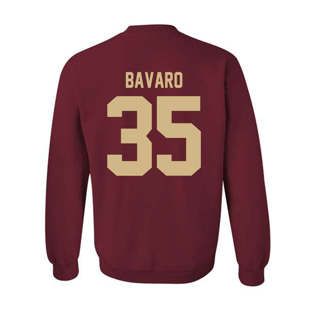 FSU - NCAA Baseball : Will Bavaro - Classic Shersey Crewneck Sweatshirt-1