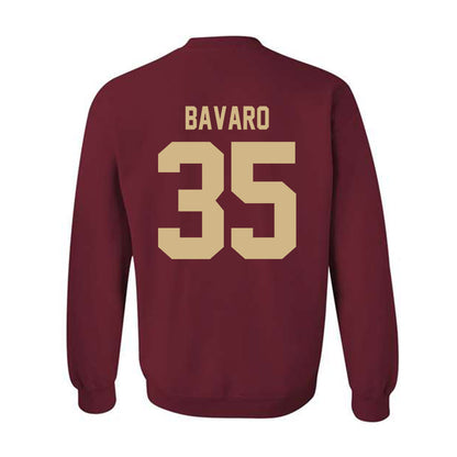 FSU - NCAA Baseball : Will Bavaro - Classic Shersey Crewneck Sweatshirt-1