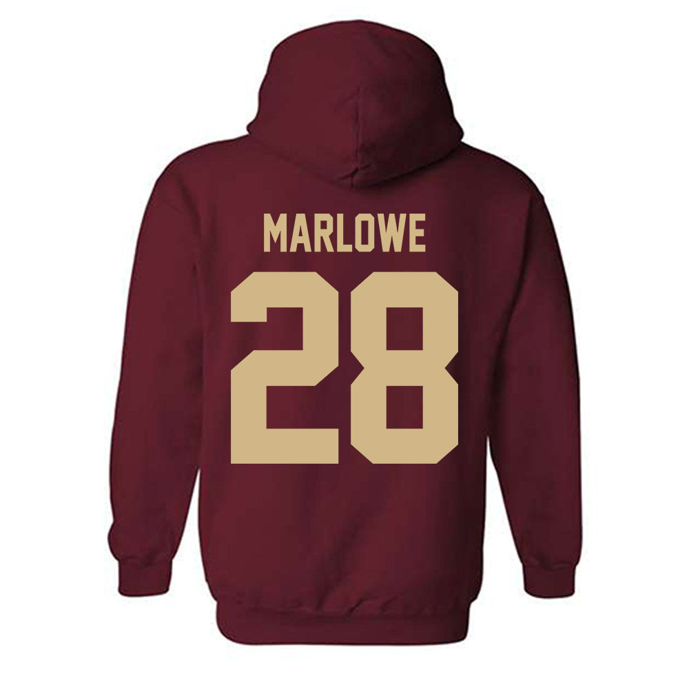 FSU - NCAA Baseball : Jacob Marlowe - Classic Shersey Hooded Sweatshirt-1