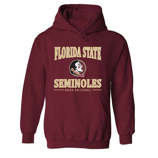 FSU - NCAA Beach Volleyball : Saofe Duval - Classic Shersey Hooded Sweatshirt-0