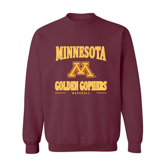 Minnesota - NCAA Baseball : Michael Starrs - Classic Shersey Crewneck Sweatshirt-0