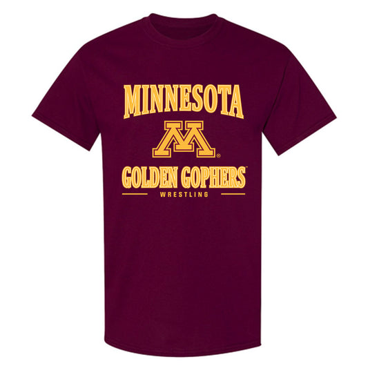 Minnesota - NCAA Wrestling : Dawson Johnson - Classic Shersey T-Shirt-0