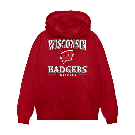 Wisconsin - NCAA Men's Basketball : Braeden Carrington - Classic Shersey Hooded Sweatshirt-0