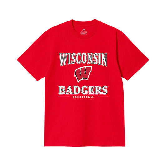 Wisconsin - NCAA Men's Basketball : Braeden Carrington - Classic Shersey Heavy Cotton™ T-Shirt-0