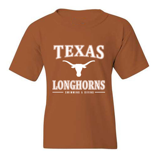 Texas - NCAA Women's Swimming & Diving : Amanda Stalfort - Classic Shersey Youth T-Shirt-0