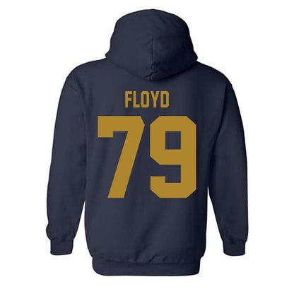 Georgia Tech - NCAA Football : Jordan Floyd - Classic Shersey Hooded Sweatshirt-1