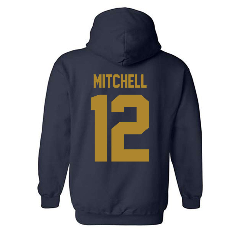 Georgia Tech - NCAA Football : Jon Mitchell - Classic Shersey Hooded Sweatshirt-1