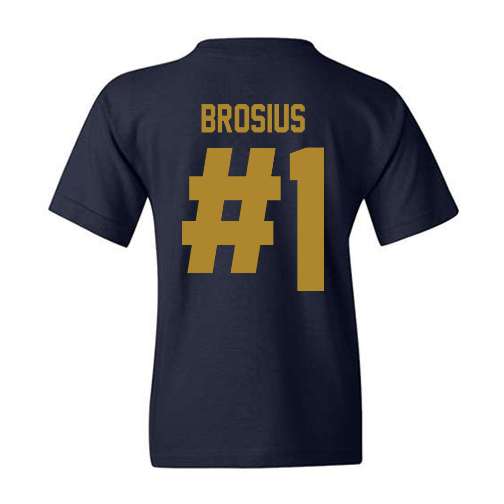 Georgia Tech - NCAA Baseball : Parker Brosius - Classic Shersey Youth T-Shirt-1